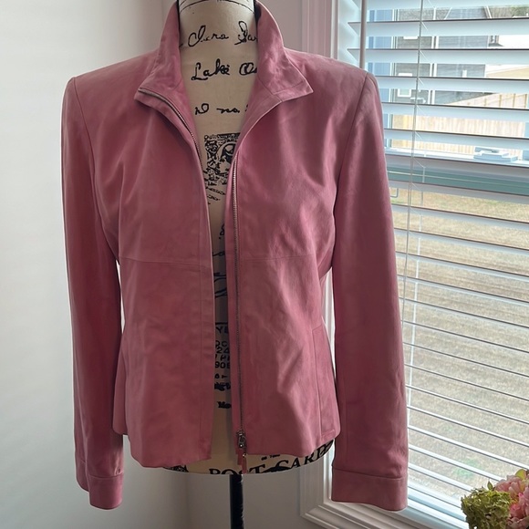 NWT AGNONA Ultra Luxury Genuine Brushed Leather Jacket - Picture 10 of 14